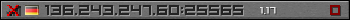 Userbar gray 350x20 for 136.243.247.60:25565