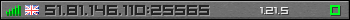 Userbar grau 350x20 für den Server 51.81.146.110:25565
