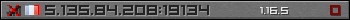 Userbar gray 350x20 for 5.135.84.208:19134