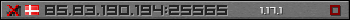 Userbar grau 350x20 für den Server 85.83.190.194:25565