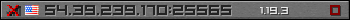 Userbar gray 350x20 for 54.39.239.170:25565
