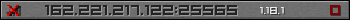 Userbar gray 350x20 for 162.221.217.122:25565