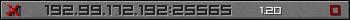 Userbar grau 350x20 für den Server 192.99.172.192:25565