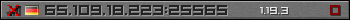 Userbar gray 350x20 for 65.109.18.223:25565
