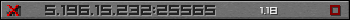 Userbar gray 350x20 for 5.196.15.232:25565
