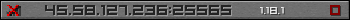 Userbar gray 350x20 for 45.58.127.236:25565