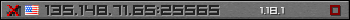 Userbar gray 350x20 for 135.148.71.65:25565