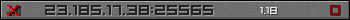 Userbar gray 350x20 for 23.185.17.38:25565