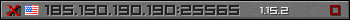 Userbar gray 350x20 for 185.150.190.190:25565