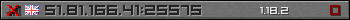 Userbar gray 350x20 for 51.81.166.41:25575