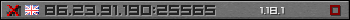 Userbar grau 350x20 für den Server 86.23.91.190:25565