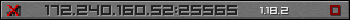 Userbar gray 350x20 for 172.240.160.52:25565