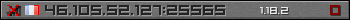 Userbar gray 350x20 for 46.105.52.127:25565