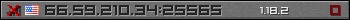 Userbar grau 350x20 für den Server 66.59.210.34:25565