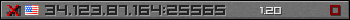 Userbar gray 350x20 for 34.123.87.164:25565