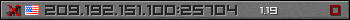 Userbar grau 350x20 für den Server 209.192.151.100:25704