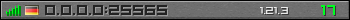 Userbar gray 350x20 for 0.0.0.0:25565