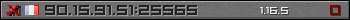 Userbar grau 350x20 für den Server 90.15.91.51:25565