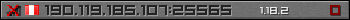 Userbar grau 350x20 für den Server 190.119.185.107:25565