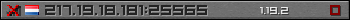 Userbar gray 350x20 for 217.19.18.181:25565