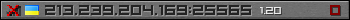 Userbar gray 350x20 for 213.239.204.169:25565