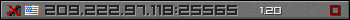 Userbar gray 350x20 for 209.222.97.118:25565