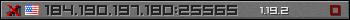 Userbar grau 350x20 für den Server 184.190.197.180:25565