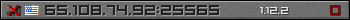 Userbar grau 350x20 für den Server 65.108.74.92:25565