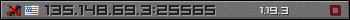 Userbar grau 350x20 für den Server 135.148.69.3:25565