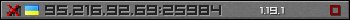 Userbar grau 350x20 für den Server 95.216.92.69:25984
