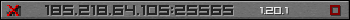 Userbar gray 350x20 for 185.218.64.105:25565