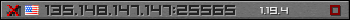 Userbar gray 350x20 for 135.148.147.147:25565