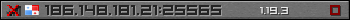 Userbar gray 350x20 for 186.148.181.21:25565