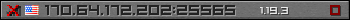 Userbar grau 350x20 für den Server 170.64.172.202:25565