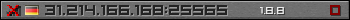 Userbar gray 350x20 for 31.214.166.168:25565