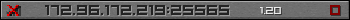 Userbar gray 350x20 for 172.96.172.219:25565