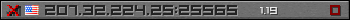 Userbar grau 350x20 für den Server 207.32.224.25:25565
