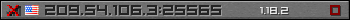 Userbar grau 350x20 für den Server 209.54.106.3:25565