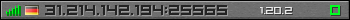 Userbar gray 350x20 for 31.214.142.194:25565