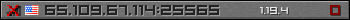 Userbar grau 350x20 für den Server 65.109.67.114:25565