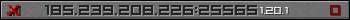 Userbar grau 350x20 für den Server 185.239.208.226:25565