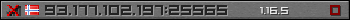 Userbar gray 350x20 for 93.177.102.197:25565