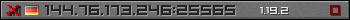 Userbar gray 350x20 for 144.76.173.246:25565