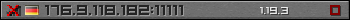 Юзербар сірий 350x20 для сервера 176.9.118.182:11111