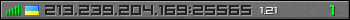 Userbar gray 350x20 for 213.239.204.169:25565