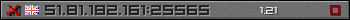 Userbar gray 350x20 for 51.81.182.161:25565