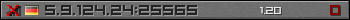 Userbar gray 350x20 for 5.9.124.24:25565