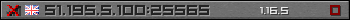 Userbar gray 350x20 for 51.195.5.100:25565