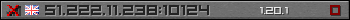 Userbar gray 350x20 for 51.222.11.238:10124