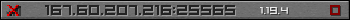 Userbar gray 350x20 for 167.60.207.216:25565